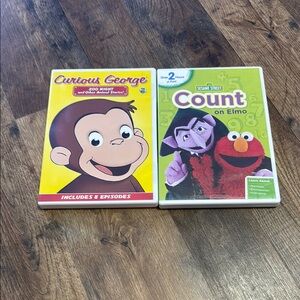 Curious George and Sesame Street DVD Set